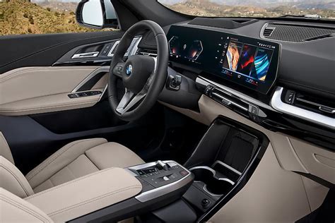 The all-new 2023 BMW X1 gains a modern, tech-focused interior featuring the new BMW Curved ...