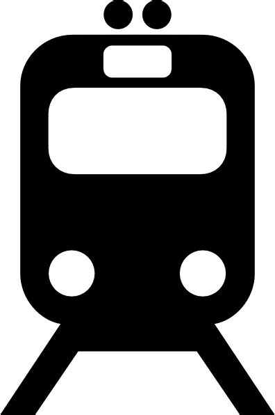 Tram Train Subway Transportation Symbol clip art (109914) Free SVG ...