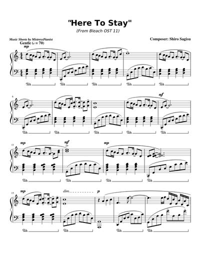 Shiro Sagisu Sheet music free download in PDF or MIDI on Musescore.com