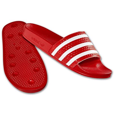 adidas Adilette Slides - Red | adidas US | Red adidas shoes, Red adidas, Shoes sneakers adidas