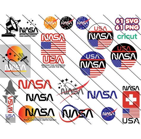 NASA Logo Collection, Nasa Svg, Nasa Logos, Space, Svg for Cricut, Png ...