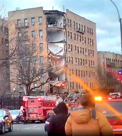 Shock and Awe - Bronx Building Collapse Unnerves Community