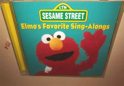 ELMOS FAVORITE SING Alongs CD Sesame Street hits Bert Ernie Cookie Monster Oscar $198.50 ...