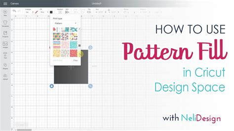 How to upload new patterns and use Pattern fill in Cricut Design Space - YouTube