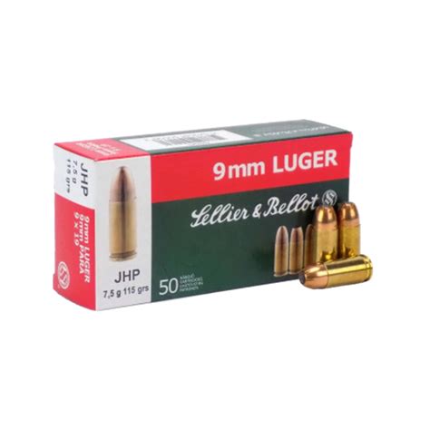 Sellier & Bellot 9mm Luger Ammunition 500 rounds box - Ammunitionsinbulk