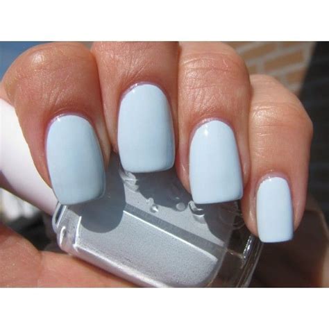 Image result for nails for school | Pastel blue nails, Light blue nails, Essie nail