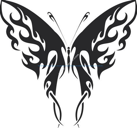 Tribal Butterfly Vector Art 41 – Download Vector