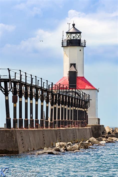 Indiana Gallery | The Lighthouse at Michigan City, Indiana | Michigan ...