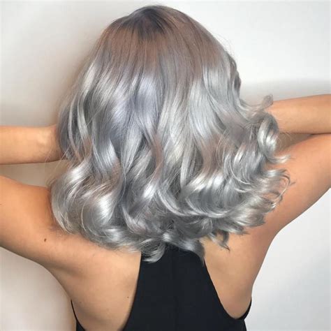 Discover Metallic Hair Color Trend in All Possible Shades | Silver grey ...