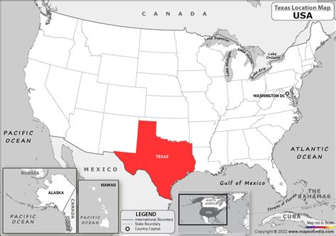 Where is Texas Located in USA? | Texas Location Map in the United ...