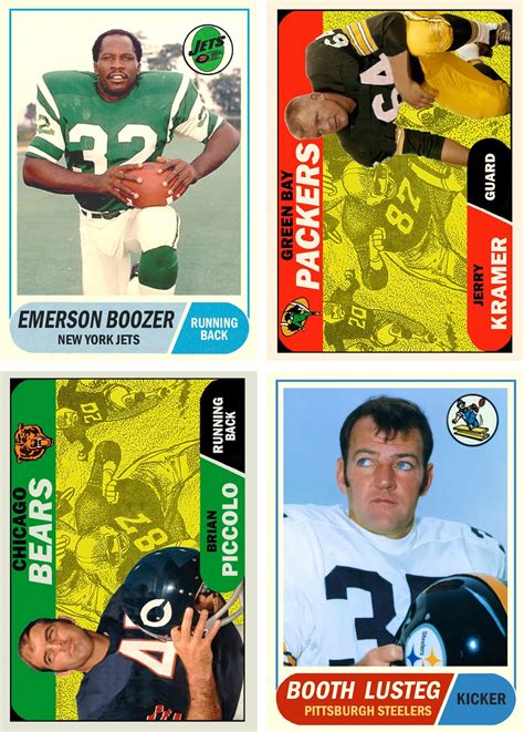 Bob Lemke's Blog: Checklist 1960-77 custom football cards