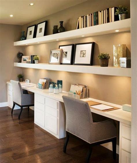 30+ Modern Home Office Ideas For Small Space - TRENDHMDCR | Home office design, Home office ...