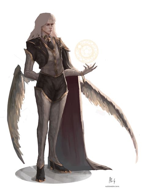 ArtStation - Aasimar-Character Design