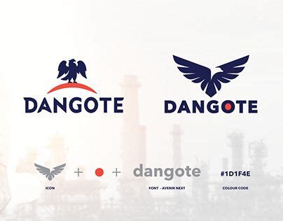 DANGOTE GROUP LOGO REDESIGN | Logo redesign, ? logo, Graphic design illustration