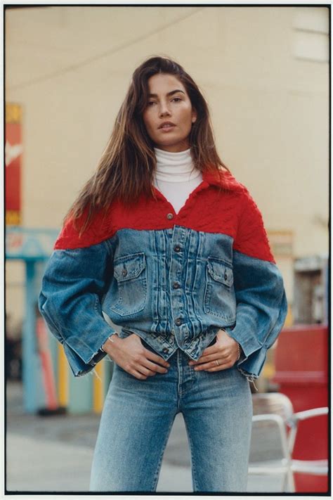 Lily Aldridge Sports Denim in Levi's 'Made & Crafted' Campaign | Denim fashion, Editorial ...