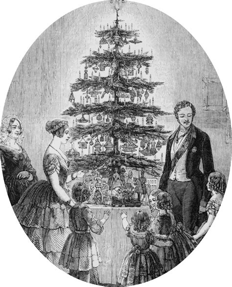 Christmas tree at Windsor Castle, 1848 – costume cocktail