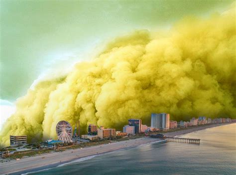 Massive pollen storm engulfs Myrtle Beach, SC in pictures and videos - Strange Sounds