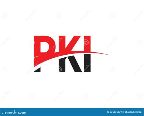 PKI Letter Initial Logo Design Vector Illustration Stock Vector - Illustration of graphic ...