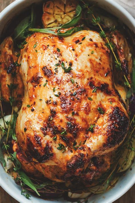 Best Oven Whole Chicken Recipes : Roast Chicken Recipe (How to Roast Chicken) - The Forked Spoon ...