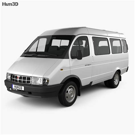 GAZ 3221 Gazelle Furgoneta de Pasajeros 2000 Modelo 3D - Descargar Van ...