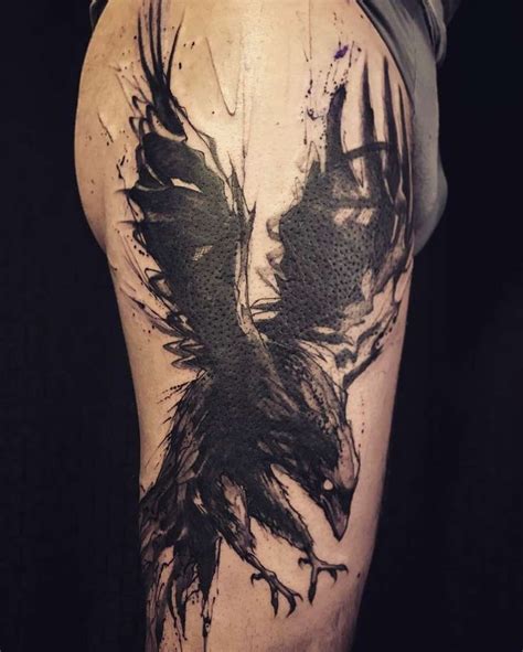 Best 25+ Raven tattoo ideas on Pinterest | Crow tattoo design, Crow tattoos and Crow