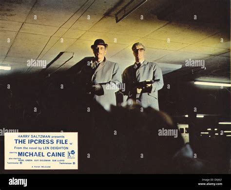 THE IPCRESS FILE (BR1965) NIGEL GREEN, MICHAEL CAINE AS HARR Stock ...