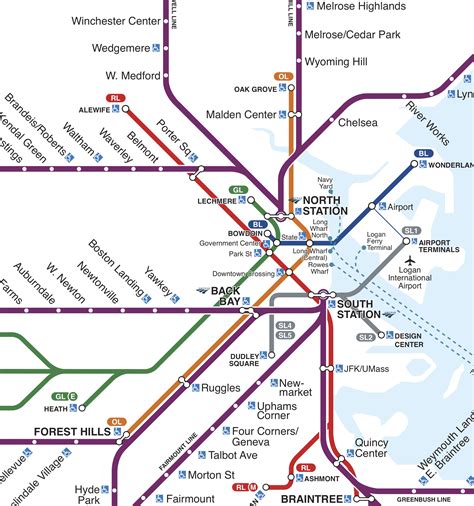 MBTA System Map