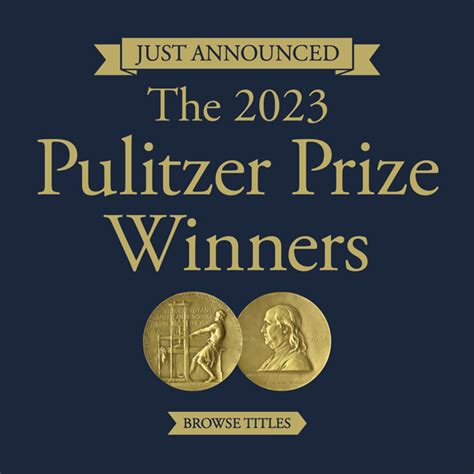 🖋️ Just announced: The 2023 Pulitzer Prize winners! - Powell's