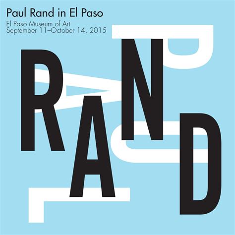 Paul Rand in El Paso by Andrea Portillo - issuu Issuu Paul Rand, Poster ...