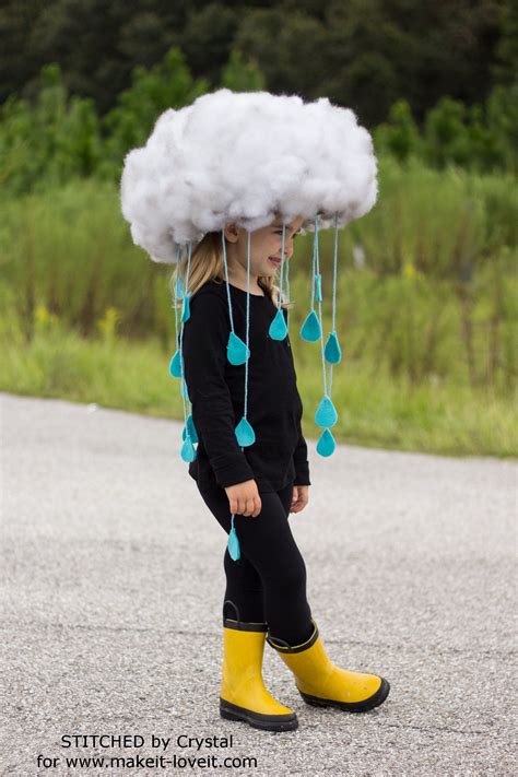 Make a Quick & Easy RAIN CLOUD COSTUME...for all ages! | Make It & Love It | Diy costumes kids ...