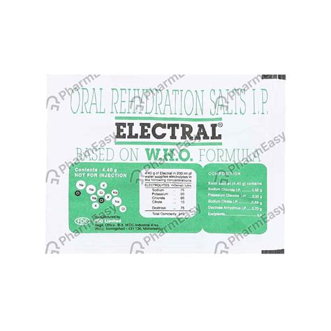 Buy Electral Powder 4.4gm Online at flat 15% off | PharmEasy