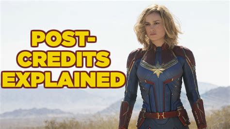 MCU: Captain Marvel's TWO Post-Credits Scenes Explained