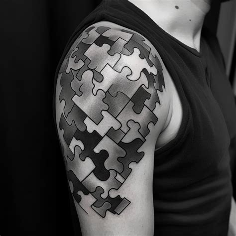 55 Puzzle Pieces Tattoo Ideas - TattooClue.com