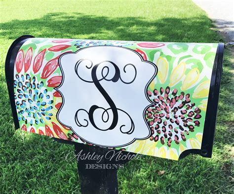 Floral Sunflower-Welcome-Vinyl Mailbox Cover – AshleyNichole Designs