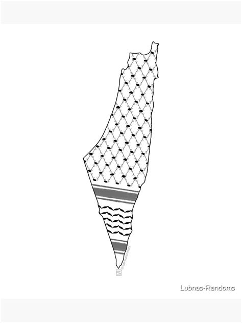 "Keffiyeh - map of Palestine" Poster for Sale by Lubnas-Randoms | Redbubble