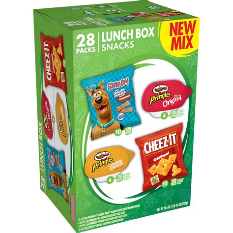 Kellogg's Lunch Box, Snacks, Variety Pack, 28 Ct, 25.6 Oz - Walmart.com ...