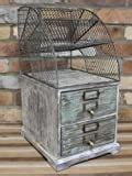 Vintage Retro Metal Cabinet Industrial with 8 Drawers Storage Unit Furniture for Home, Garage ...