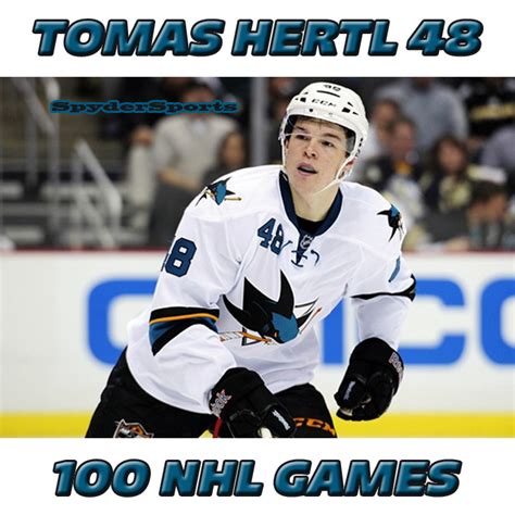 Tomas Hertl Reaches 100 NHL Games | Spyder Sports Lounge