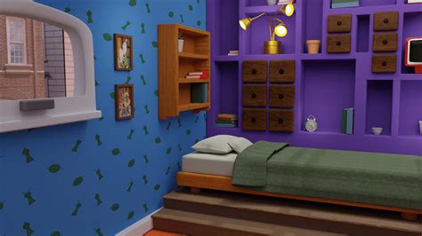 Hey Arnold's bedroom 3D on Behance