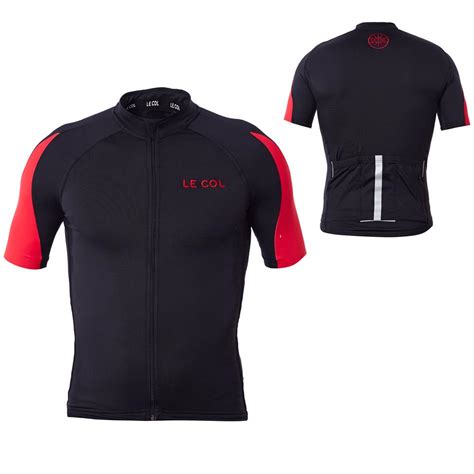 Le Col HC Cycling Jersey - Black Red – Classic Cycling