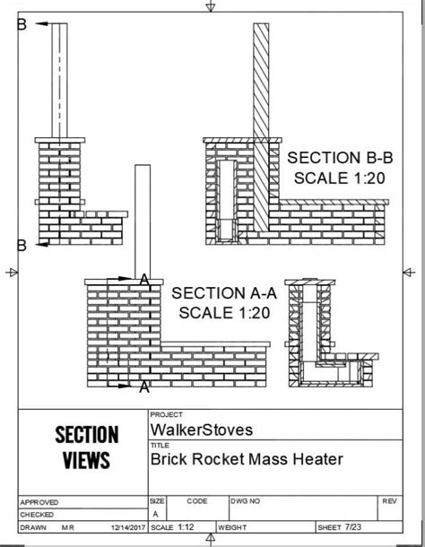 Walker Stoves Brick Rocket Mass Heater Plans [Solved] (rocket mass heater forum at permies)