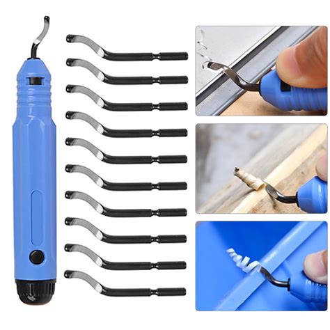 Carevas Metal Deburring Tool Kit Deburring Set Burr Remover Hand Tool ...