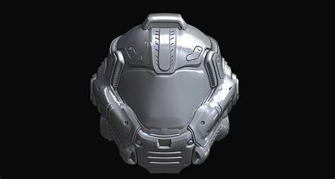 Doom Marine Helmet 3D printable model | CGTrader