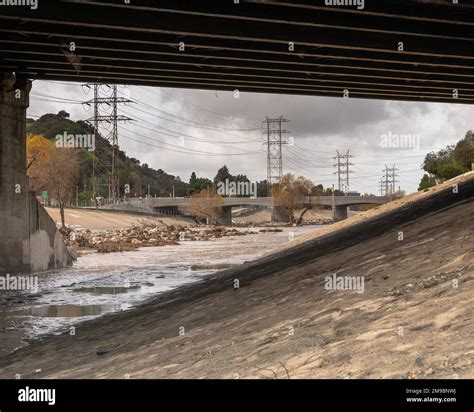 January 15, 2023, Los Angeles, CA, USA: The Glendale Narrows section of ...