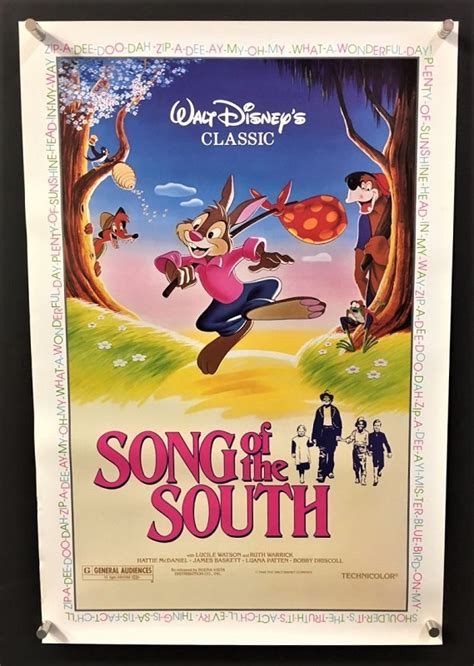 Song Of the South (R1986) – Original Disney Mini Movie Poster ...