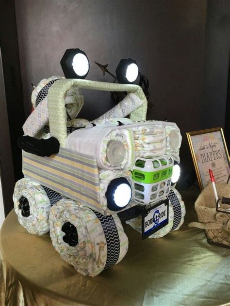 Jeep Diaper Cake for my Jeep havin/lovin brother's Baby Shower. in 2020 ...