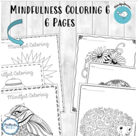 Mindful Coloring Pages | Teaching Resources