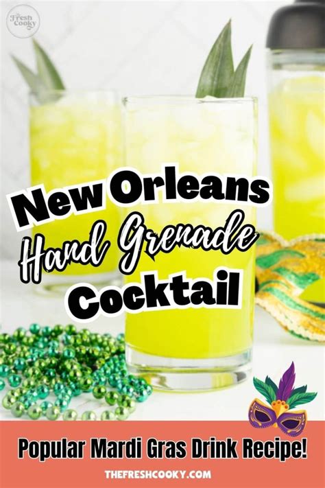 Classic New Orleans Hand Grenade Drink Recipe + Video • The Fresh Cooky