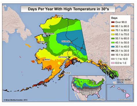 Brian B.'s Climate Blog: Alaska High Temperature Categories