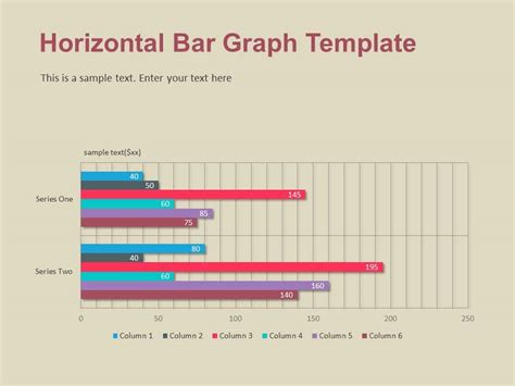 Horizontal Bar Graph PowerPoint Template